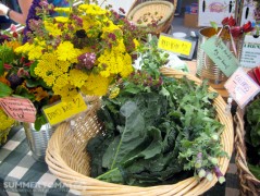 Kale & Flowers