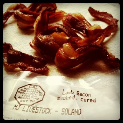 Lamb Bacon Lamb Bacon